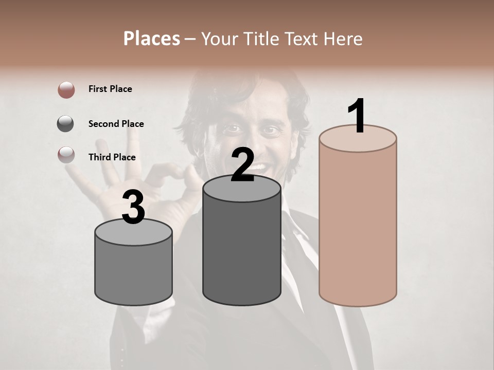 Concept Young Businessman PowerPoint Template