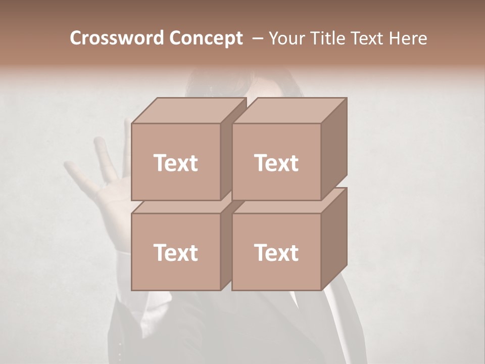 Concept Young Businessman PowerPoint Template