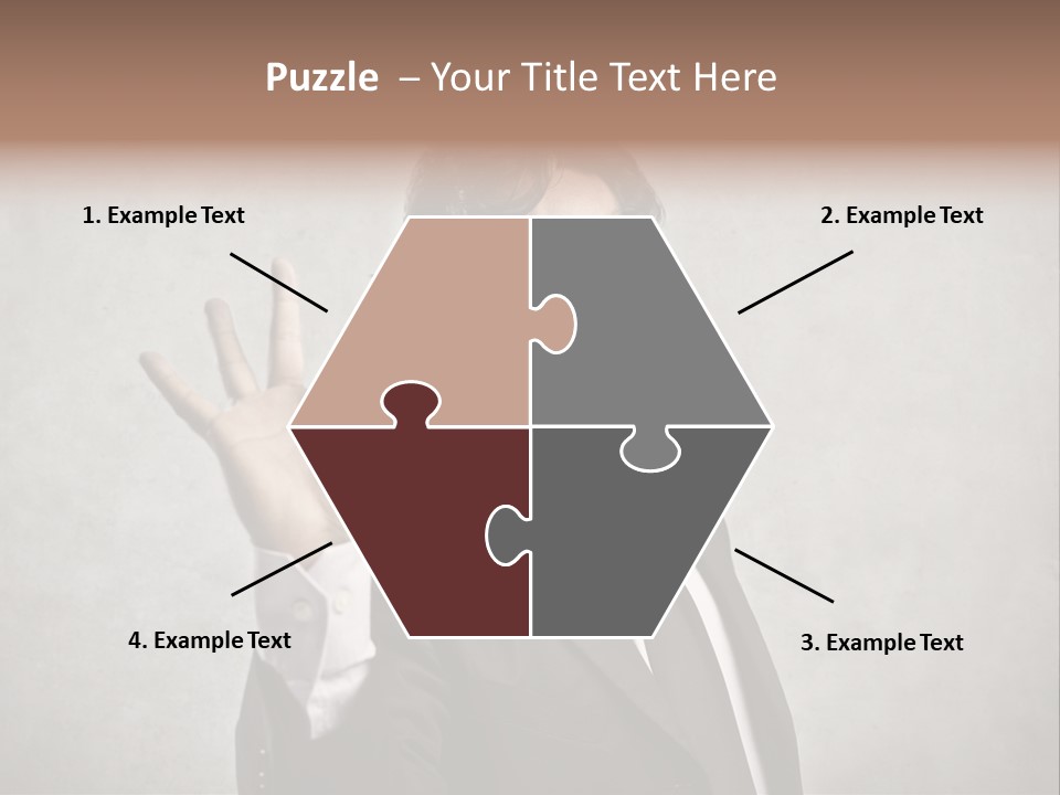 Concept Young Businessman PowerPoint Template