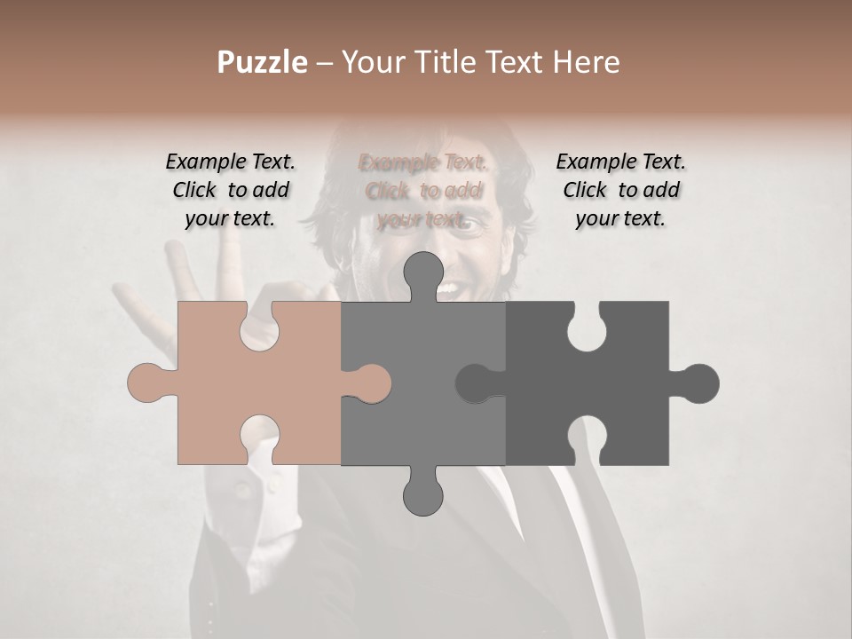 Concept Young Businessman PowerPoint Template