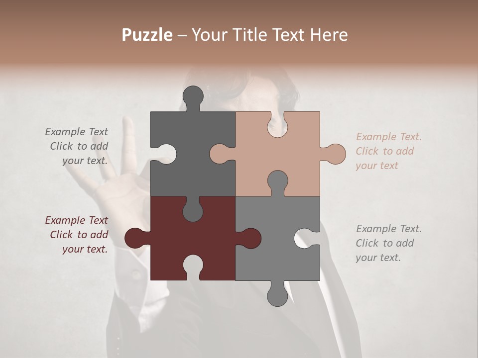 Concept Young Businessman PowerPoint Template