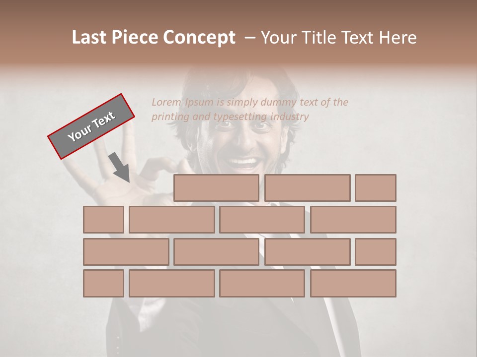 Concept Young Businessman PowerPoint Template