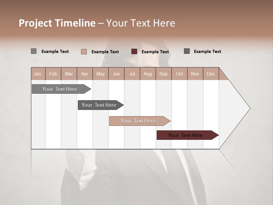 Concept Young Businessman PowerPoint Template