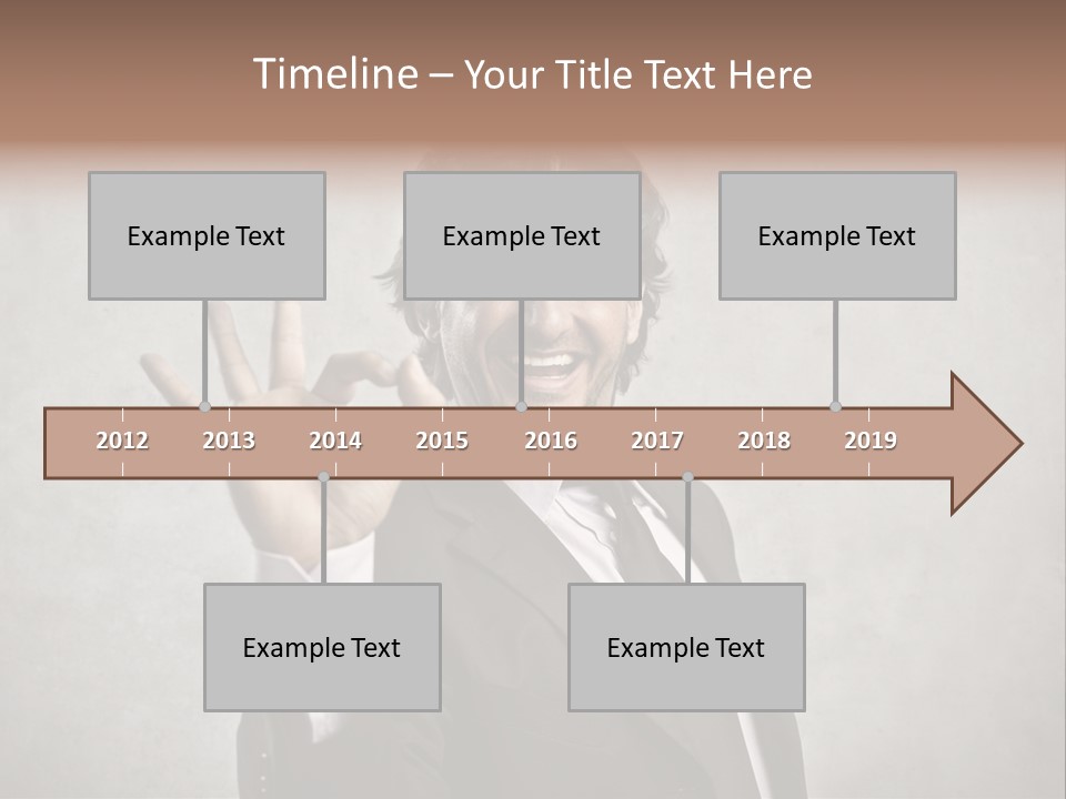 Concept Young Businessman PowerPoint Template