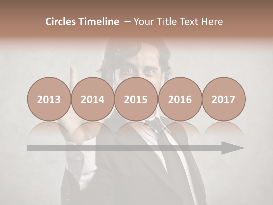 Concept Young Businessman PowerPoint Template