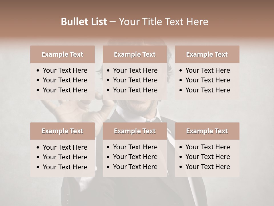 Concept Young Businessman PowerPoint Template