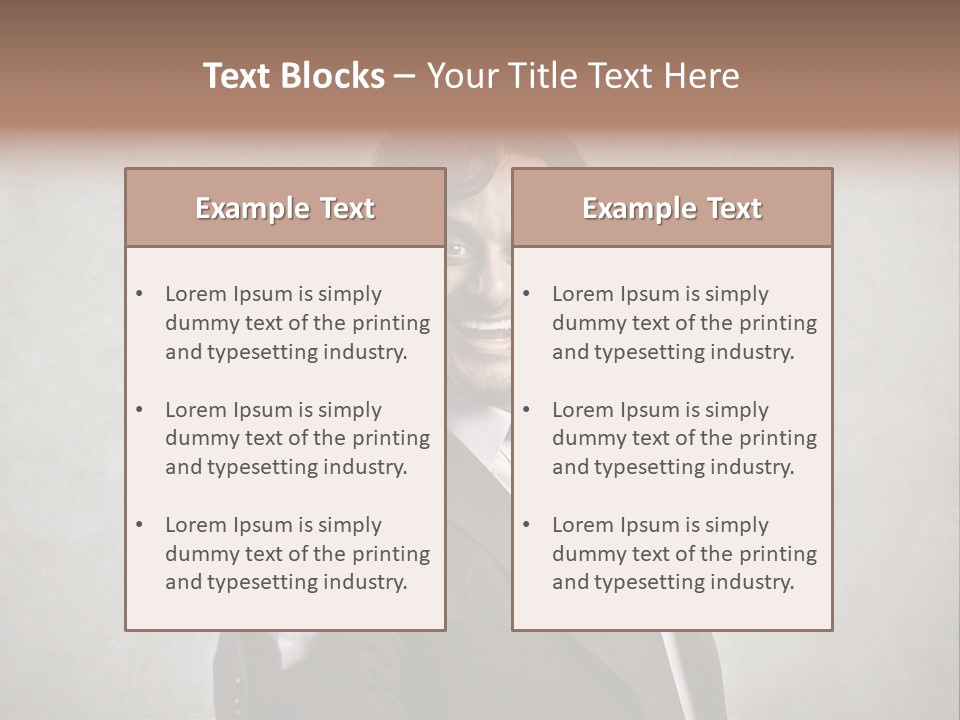 Concept Young Businessman PowerPoint Template
