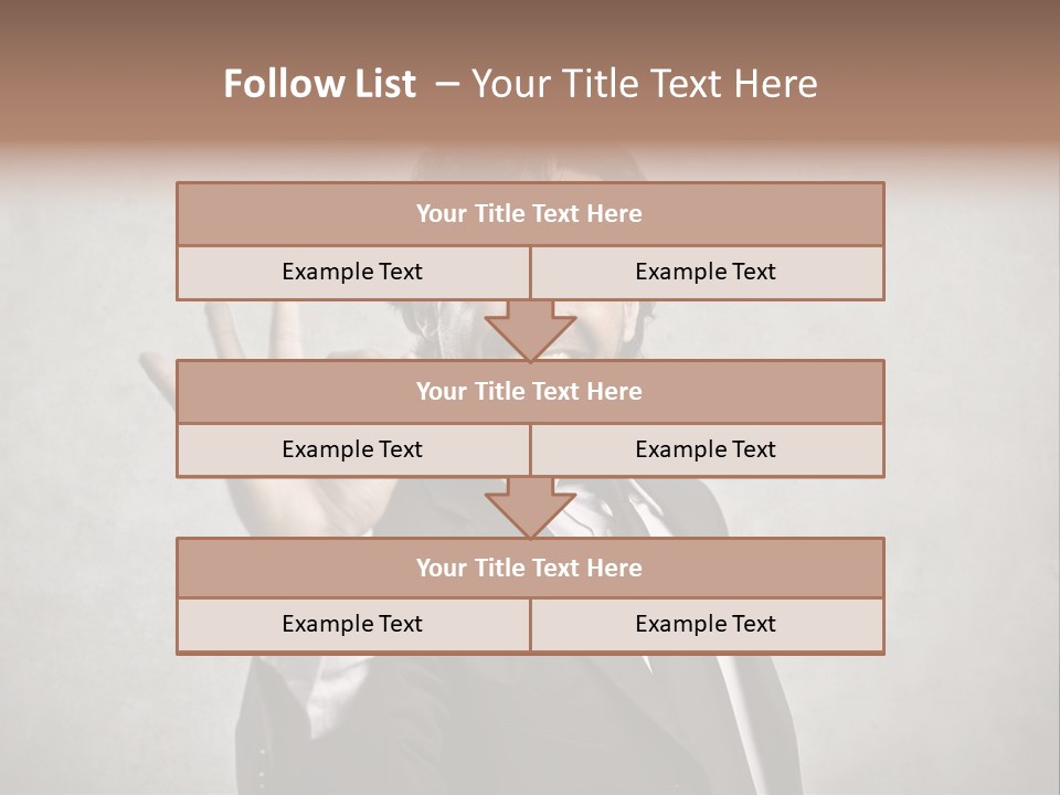 Concept Young Businessman PowerPoint Template