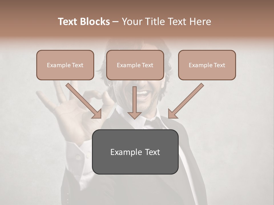 Concept Young Businessman PowerPoint Template