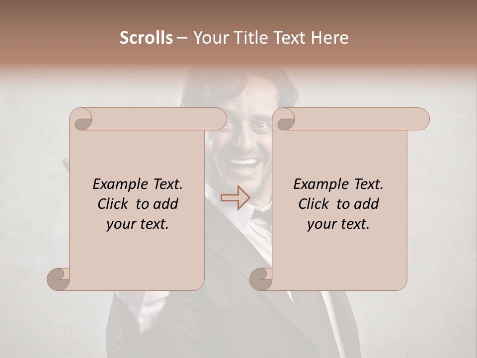 Concept Young Businessman PowerPoint Template