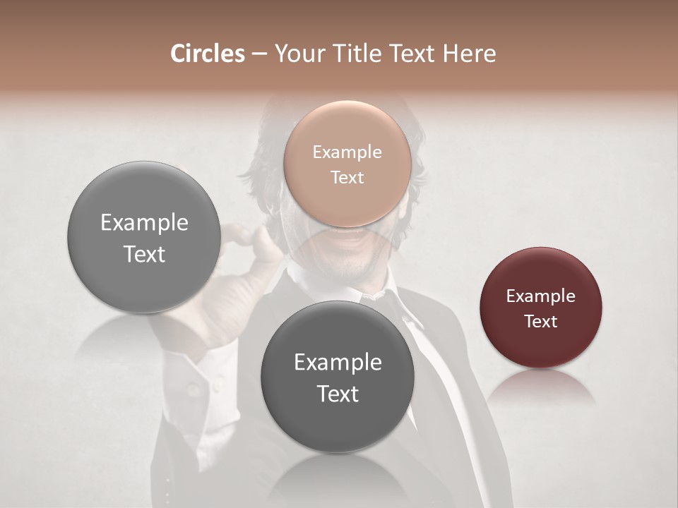 Concept Young Businessman PowerPoint Template