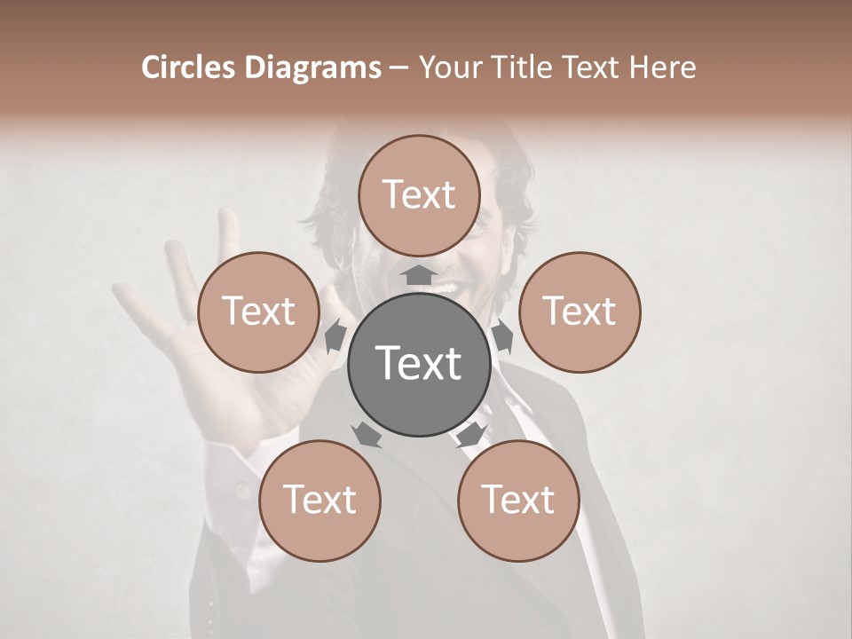 Concept Young Businessman PowerPoint Template