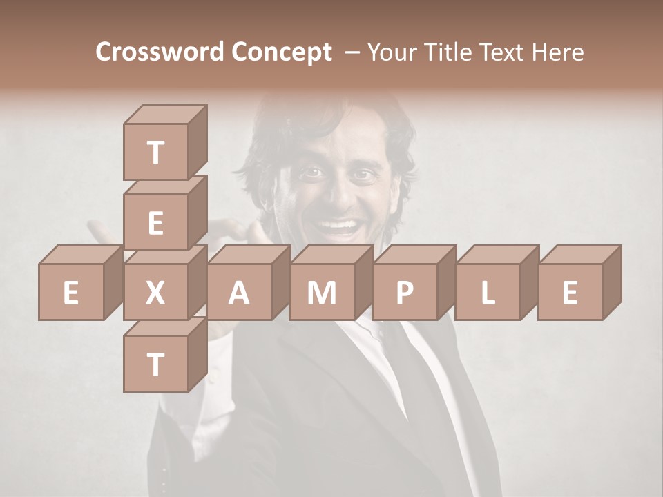 Concept Young Businessman PowerPoint Template