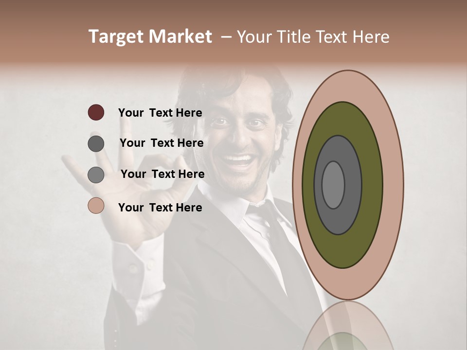 Concept Young Businessman PowerPoint Template