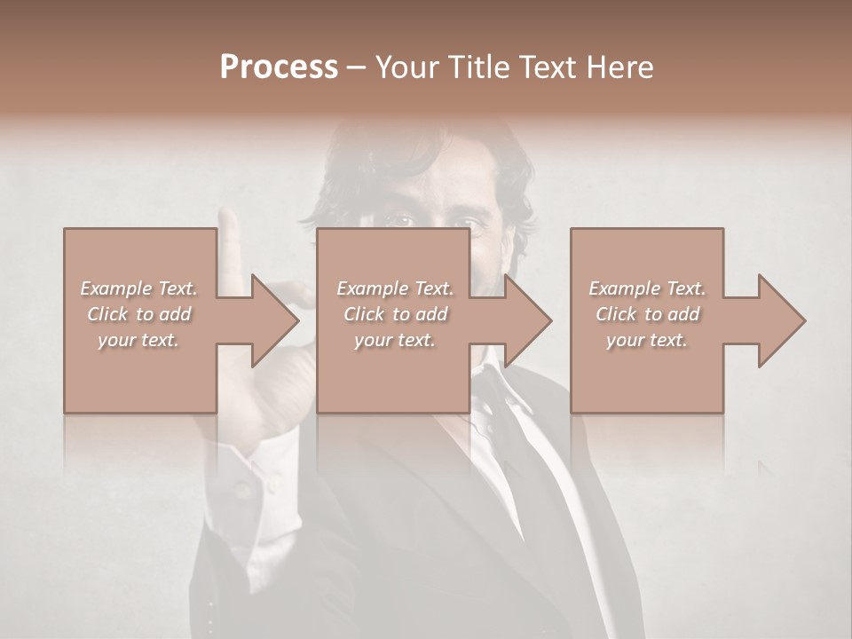 Concept Young Businessman PowerPoint Template