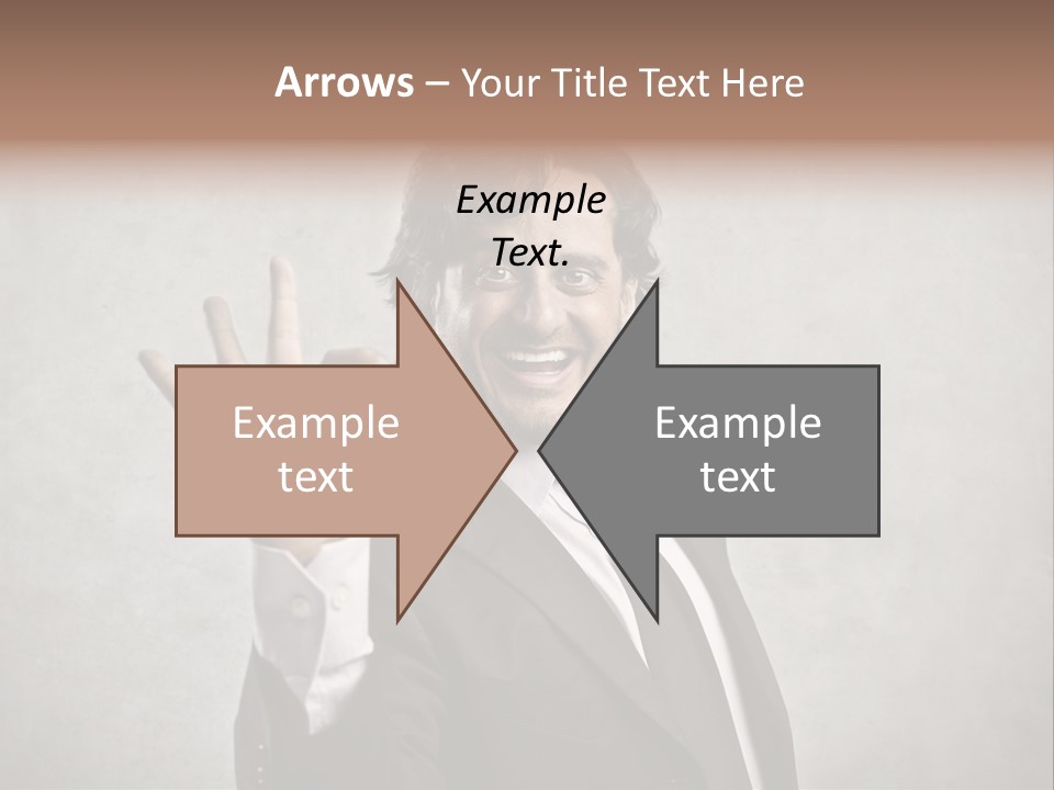 Concept Young Businessman PowerPoint Template