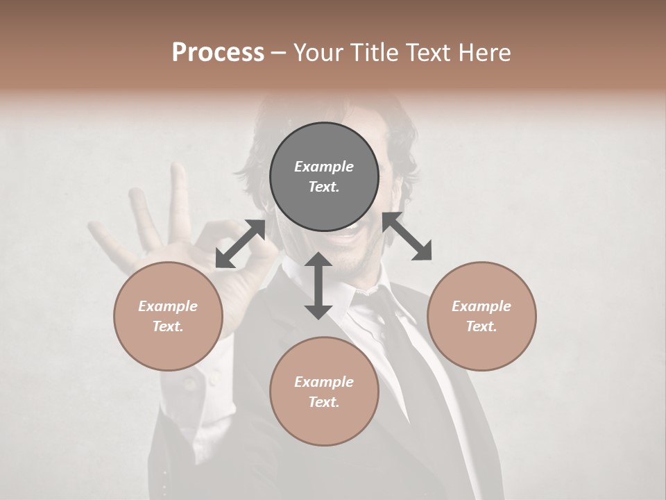 Concept Young Businessman PowerPoint Template