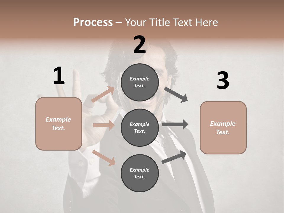 Concept Young Businessman PowerPoint Template