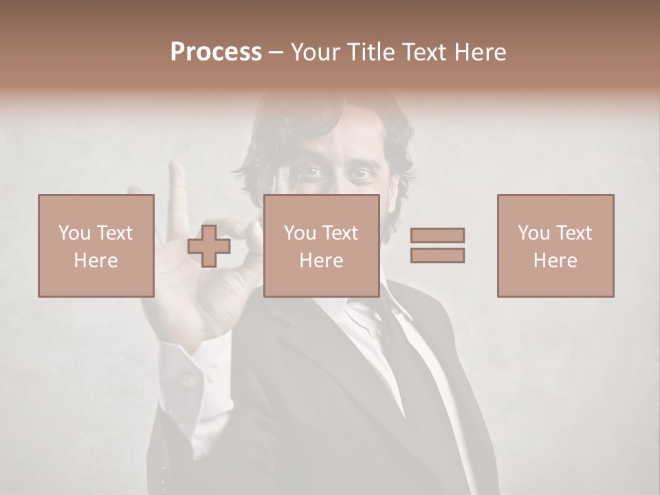 Concept Young Businessman PowerPoint Template