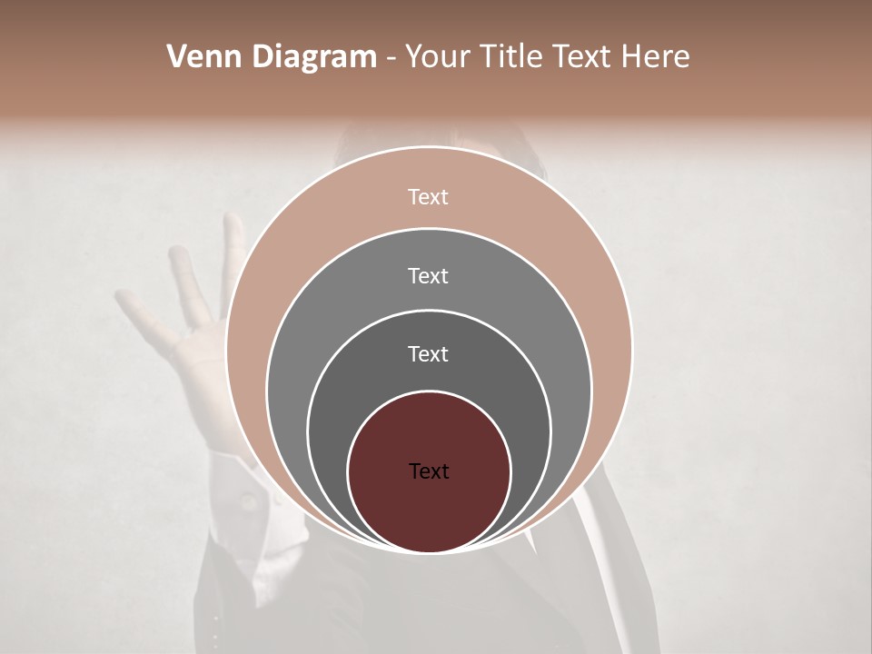 Concept Young Businessman PowerPoint Template