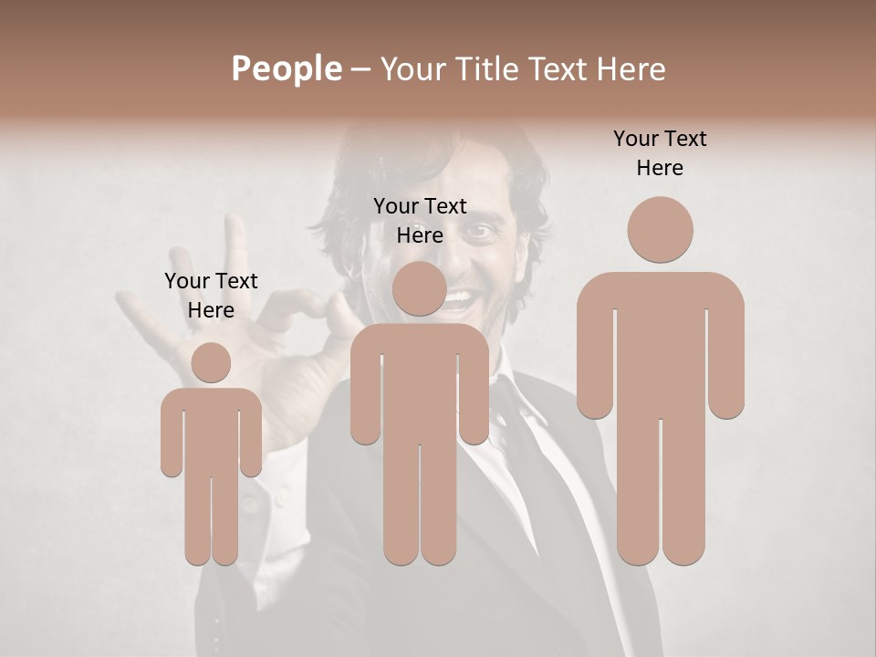 Concept Young Businessman PowerPoint Template