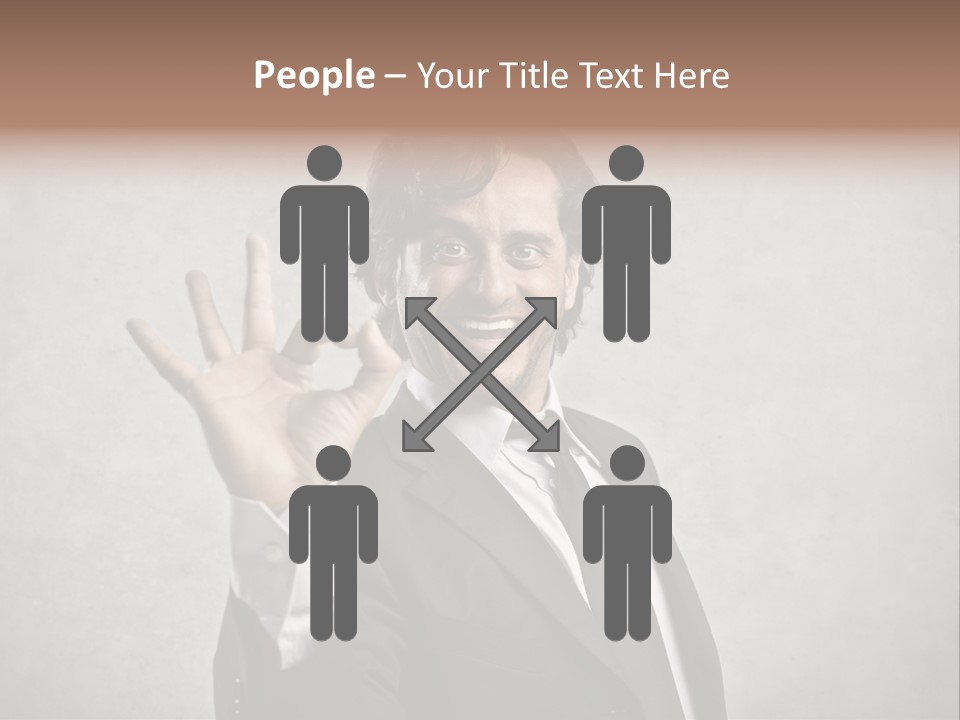 Concept Young Businessman PowerPoint Template