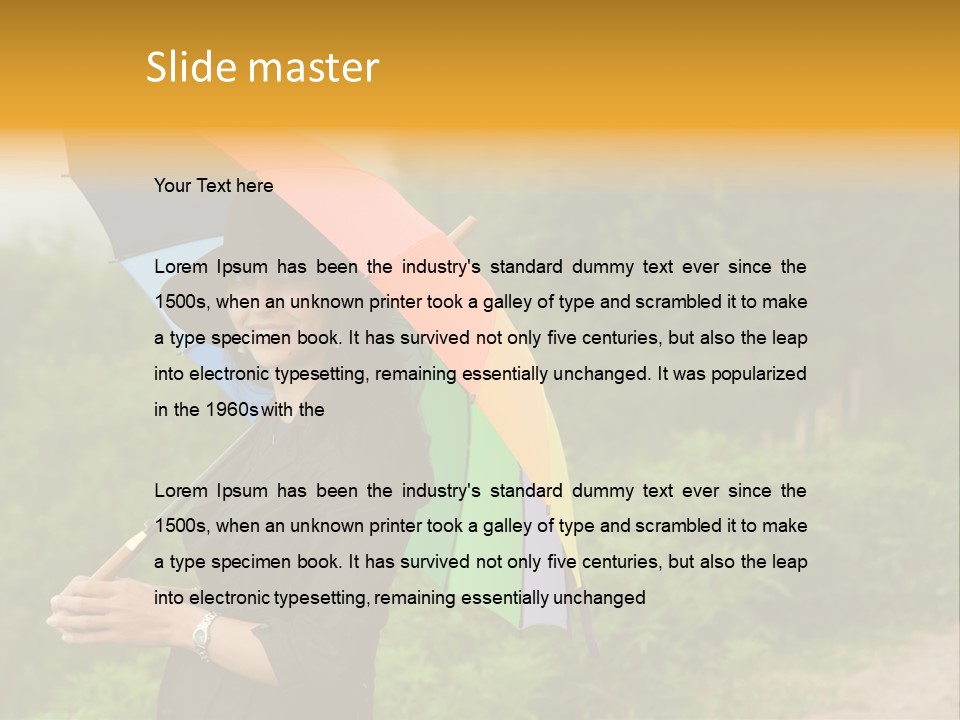 Autumn Beauty Weather PowerPoint Template