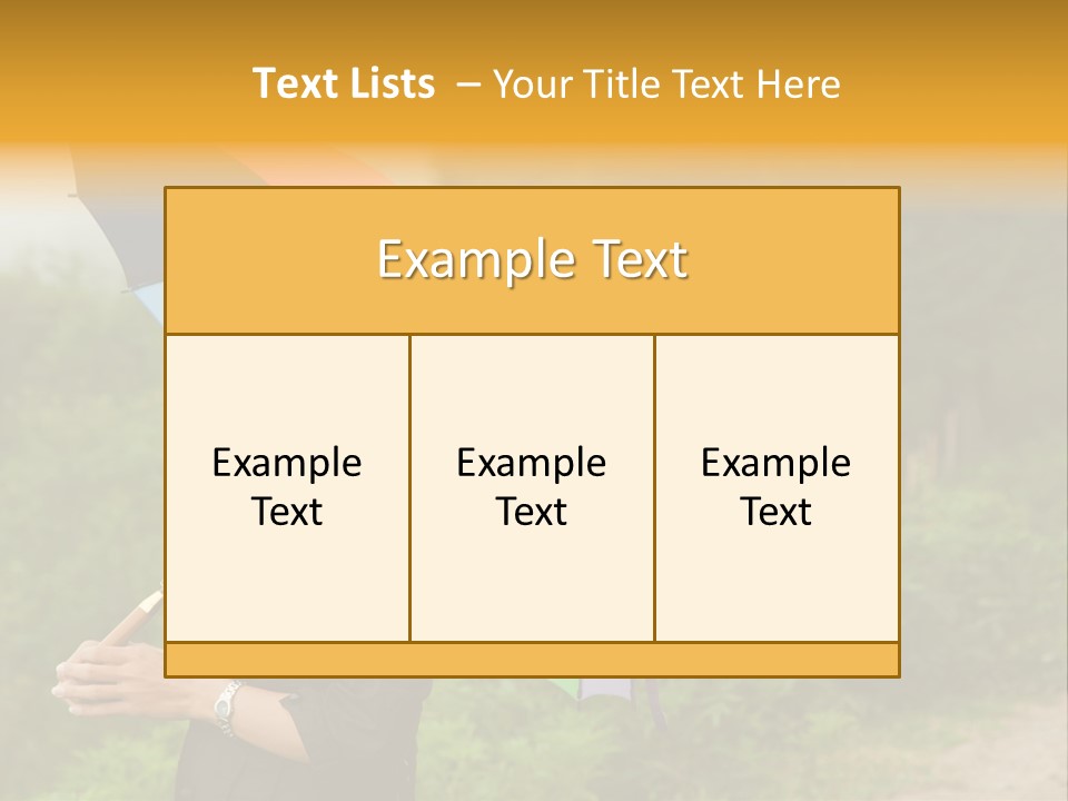 Autumn Beauty Weather PowerPoint Template