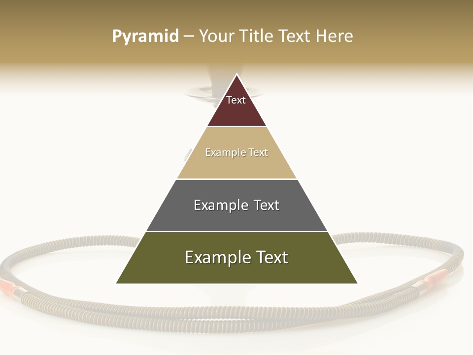 White Ornament Coal PowerPoint Template