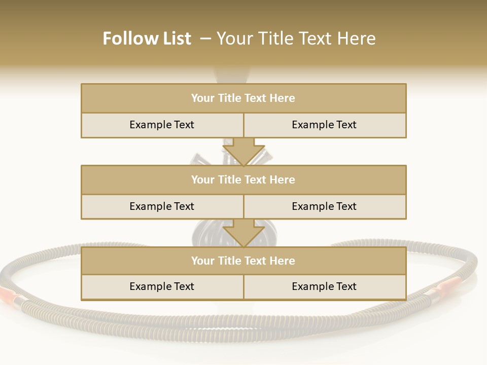 White Ornament Coal PowerPoint Template