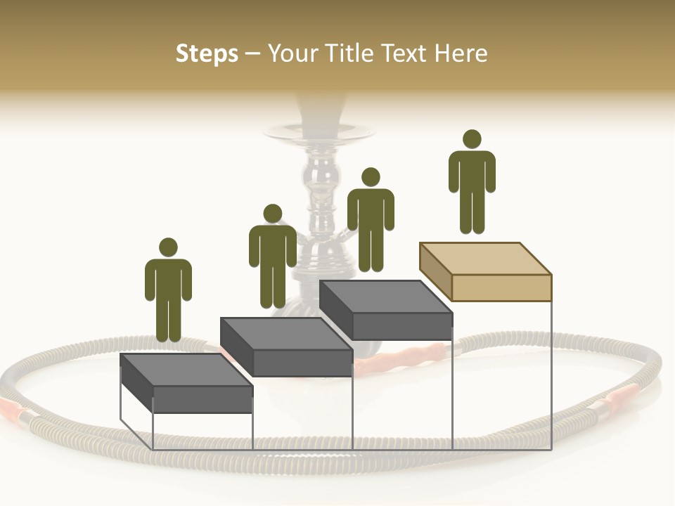 White Ornament Coal PowerPoint Template