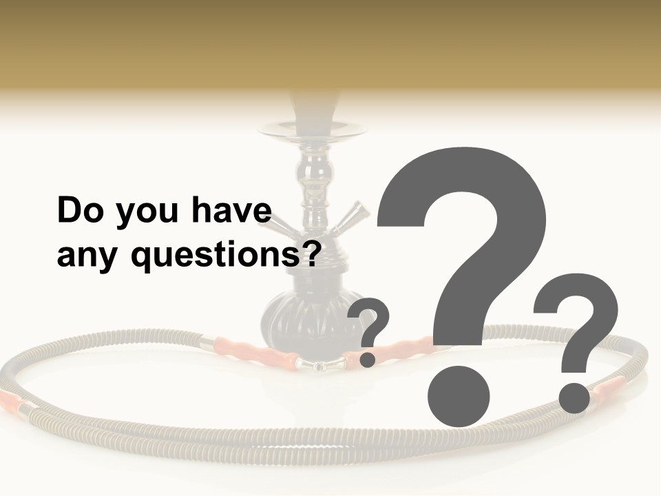 White Ornament Coal PowerPoint Template