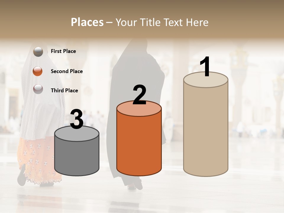 Pray Arab Omra PowerPoint Template