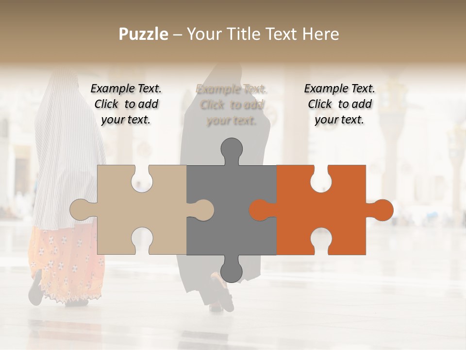 Pray Arab Omra PowerPoint Template