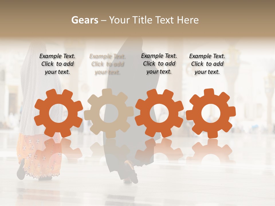 Pray Arab Omra PowerPoint Template