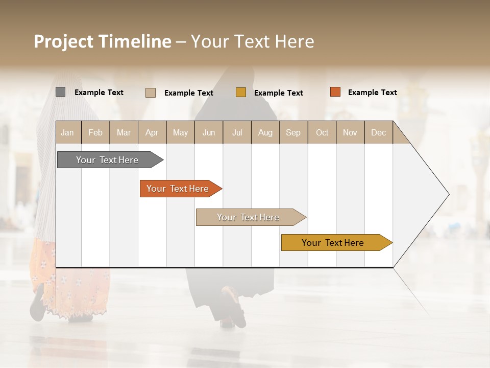 Pray Arab Omra PowerPoint Template