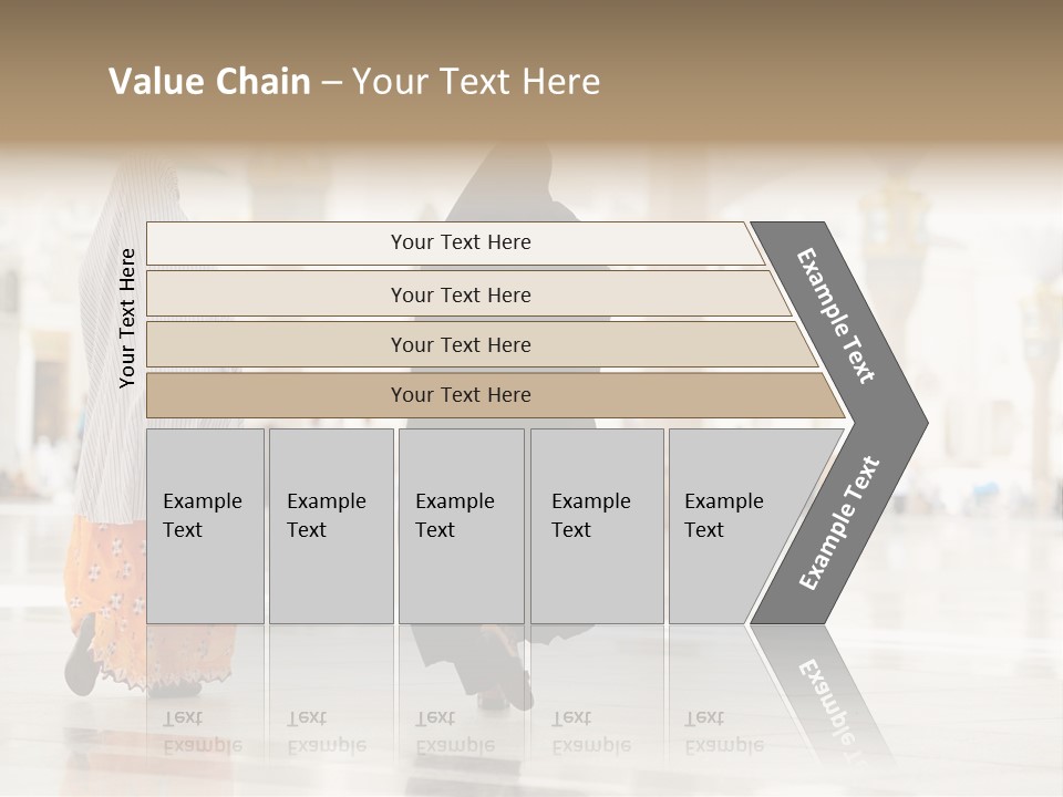 Pray Arab Omra PowerPoint Template