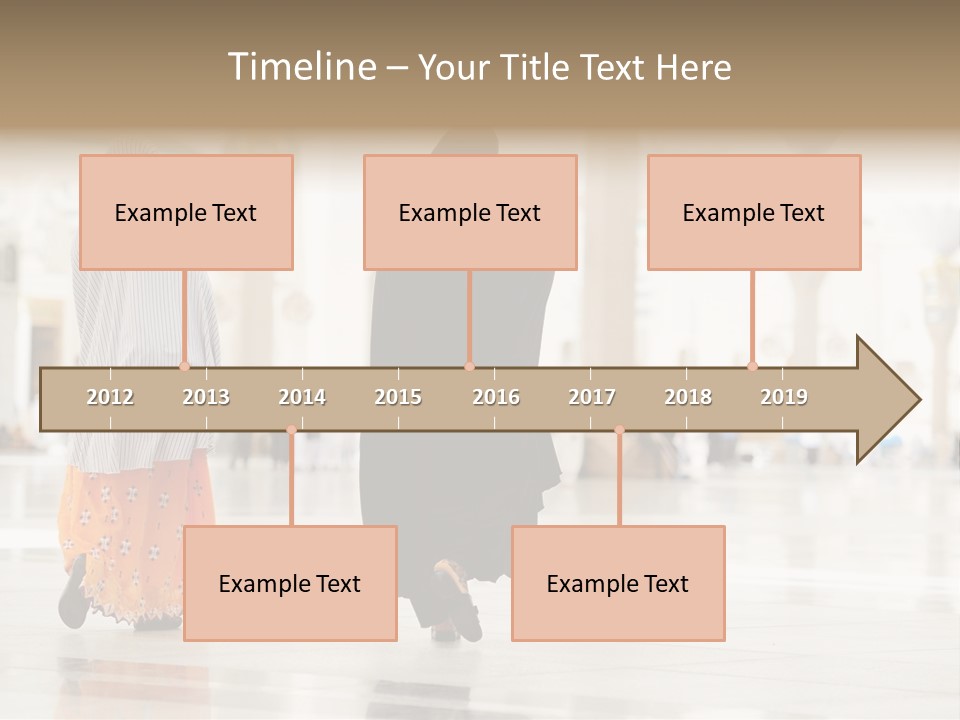 Pray Arab Omra PowerPoint Template
