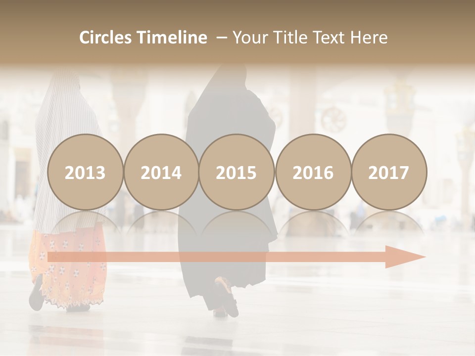 Pray Arab Omra PowerPoint Template