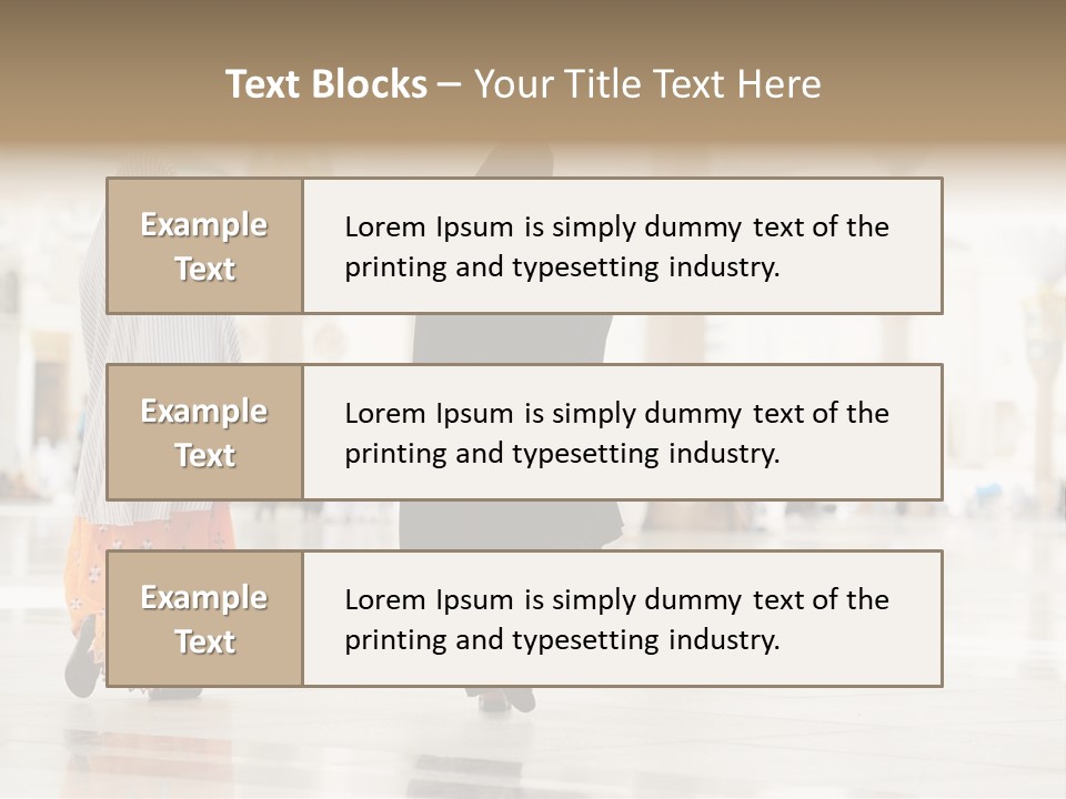 Pray Arab Omra PowerPoint Template