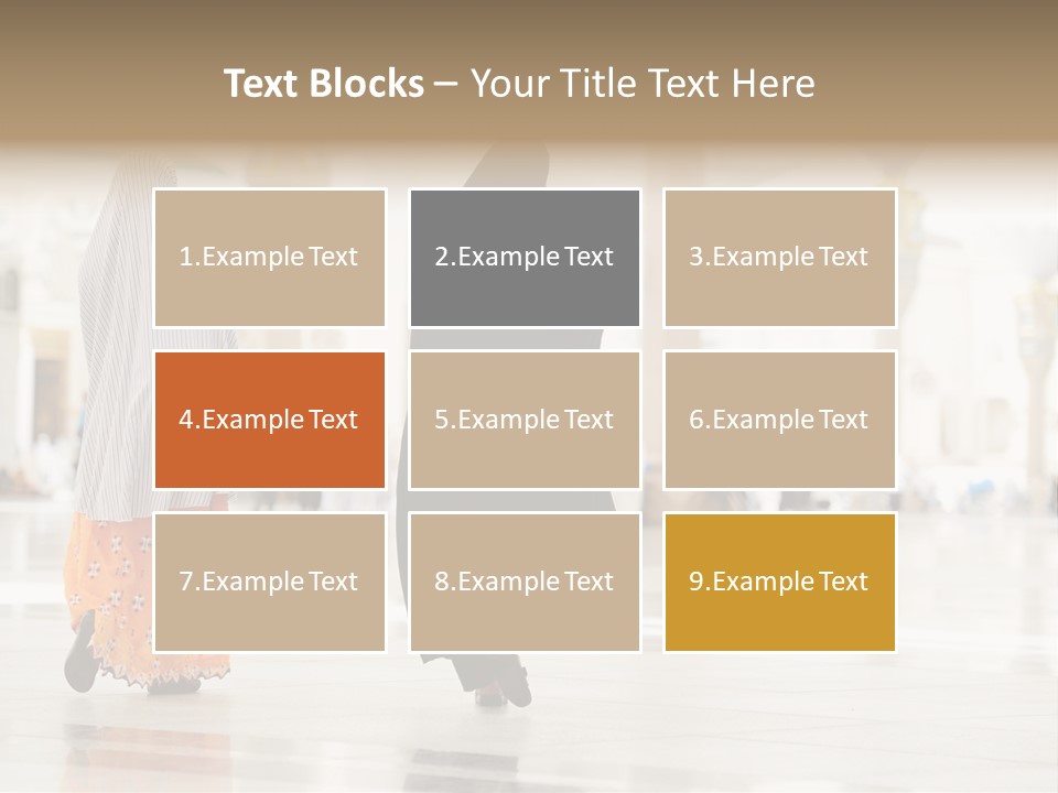 Pray Arab Omra PowerPoint Template