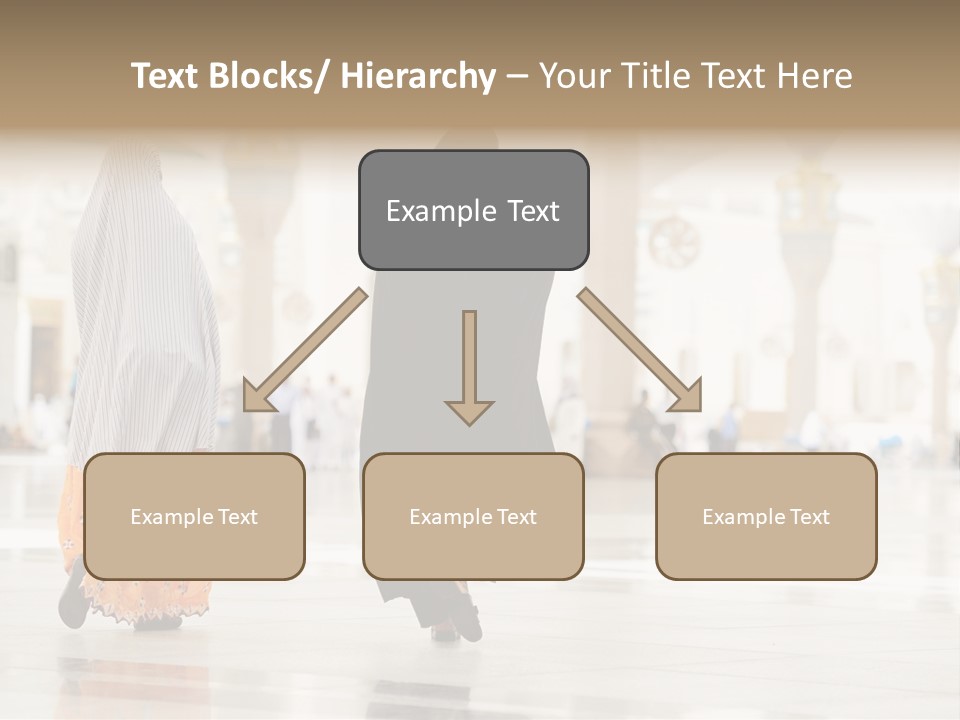 Pray Arab Omra PowerPoint Template