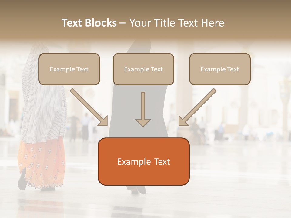 Pray Arab Omra PowerPoint Template