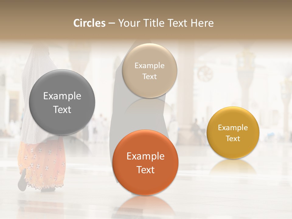 Pray Arab Omra PowerPoint Template