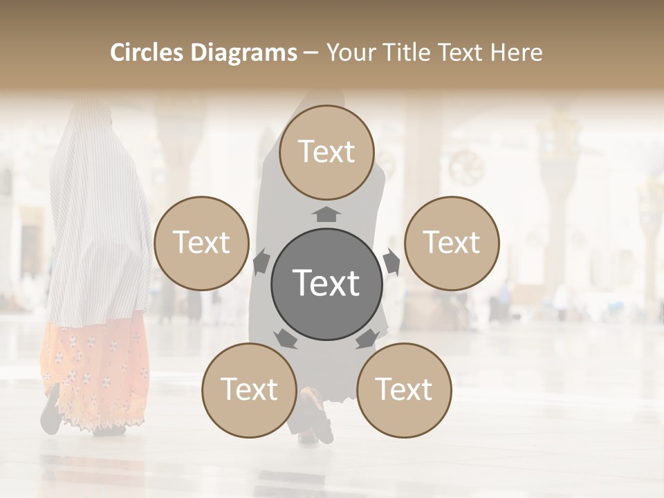 Pray Arab Omra PowerPoint Template