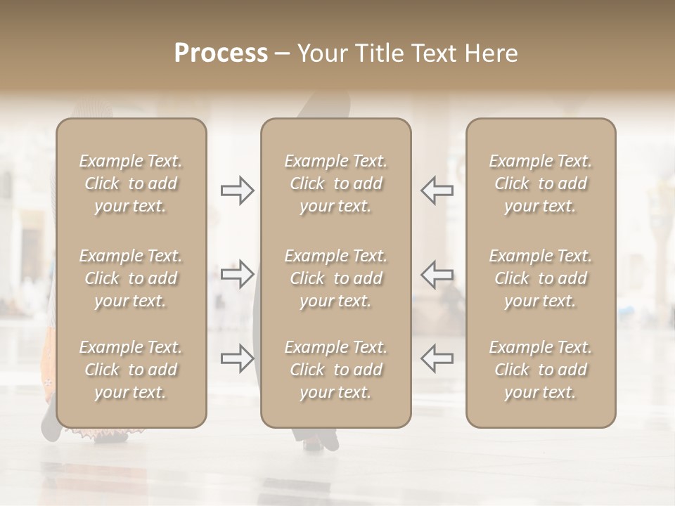 Pray Arab Omra PowerPoint Template