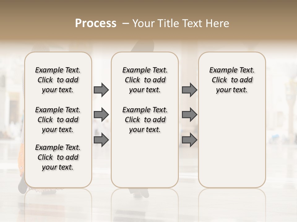 Pray Arab Omra PowerPoint Template