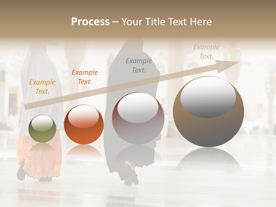 Pray Arab Omra PowerPoint Template