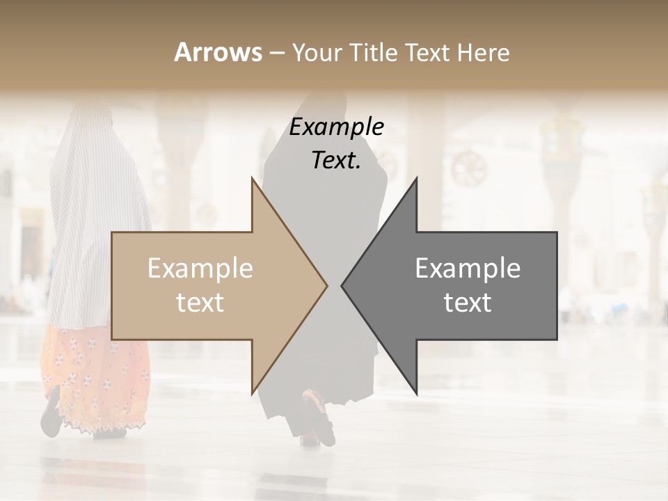 Pray Arab Omra PowerPoint Template