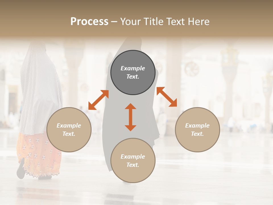 Pray Arab Omra PowerPoint Template